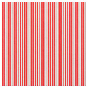 Tissu Motif couleur crème rouge et crème à la menthe