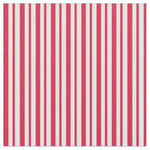 Tissu Motif couleur Crimson et crème à la menthe