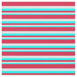Tissu Motif couleur Cyan, Lavande et Crimson