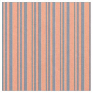 Tissu Motif couleur gris ardoise légère et Saumon clair