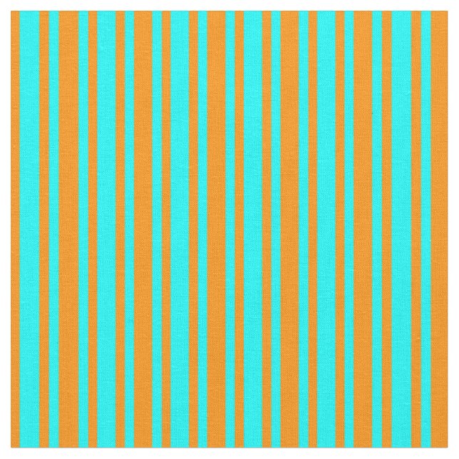 Tissu Motif couleur orange foncé et cyan (Fermer)