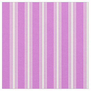 Tissu Motif couleur orchidée et blanche