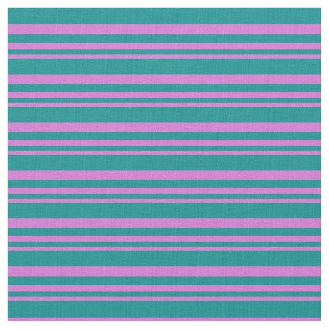 Tissu Motif couleur orchidée et cyan foncé (Fermer)
