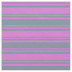 Tissu Motif couleur orchidée et gris ardoise clair