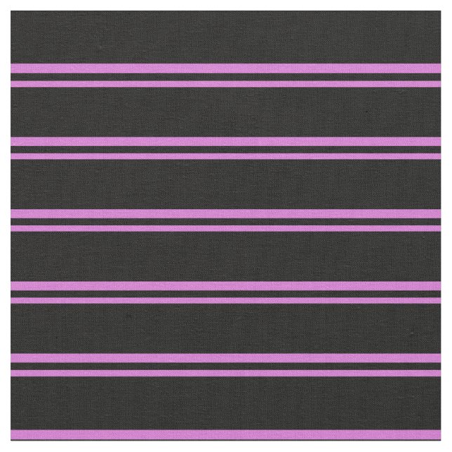 Tissu Motif couleur orchidée et noire (Fermer)