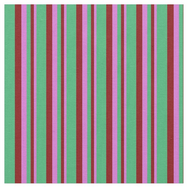 Tissu Motif couleur orchidée, marron et vert mer (Fermer)