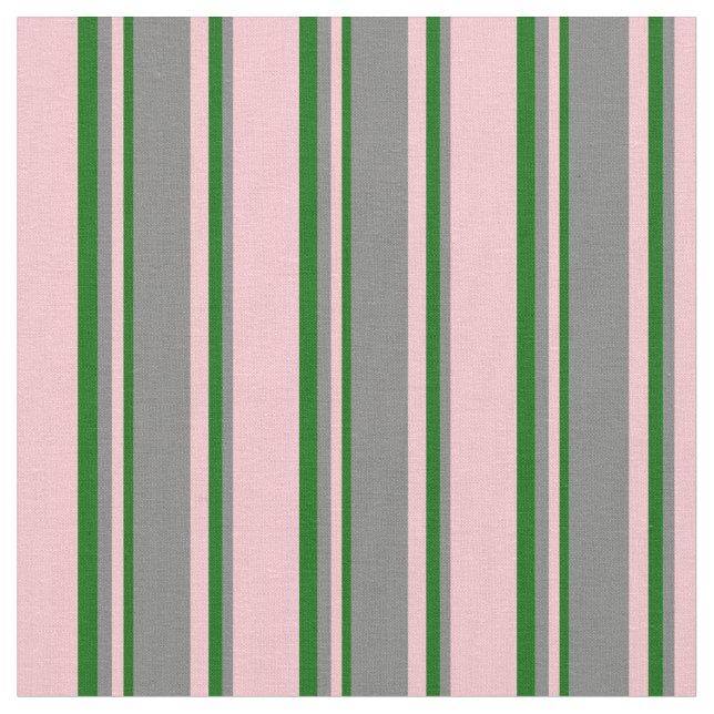 Tissu Motif couleur rose, gris et vert foncé (Fermer)