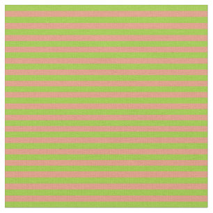 Tissu Motif couleur Saumon vert et foncé