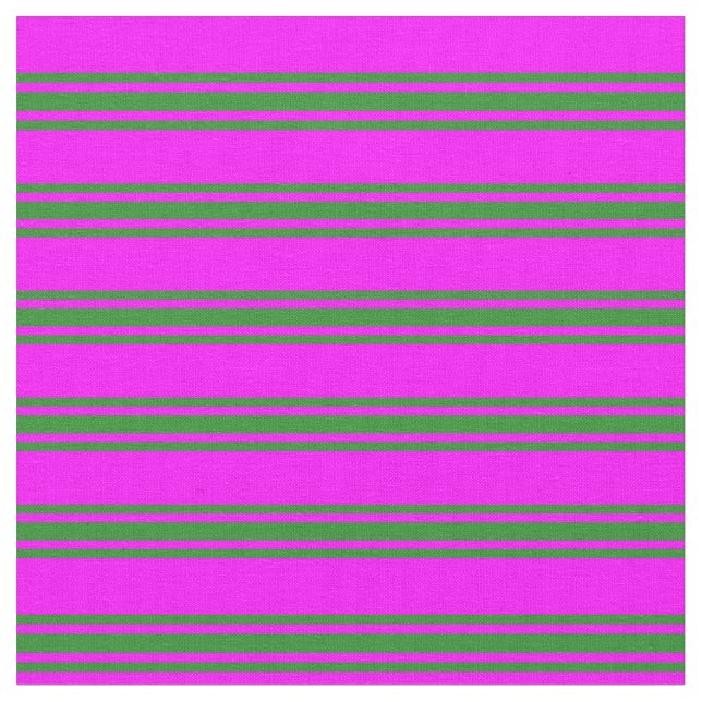 Tissu Motif couleur vert Fuchsia & Forest (Fermer)