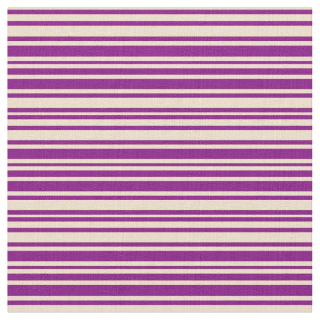 Tissu Motif couleur violet et tan des rayures (Fermer)