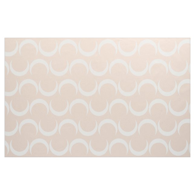 Tissu Motif Crescent Moon - Pastel Pink (Yard)