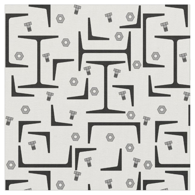 Tissu Motif d'acier structurel (Fermer)