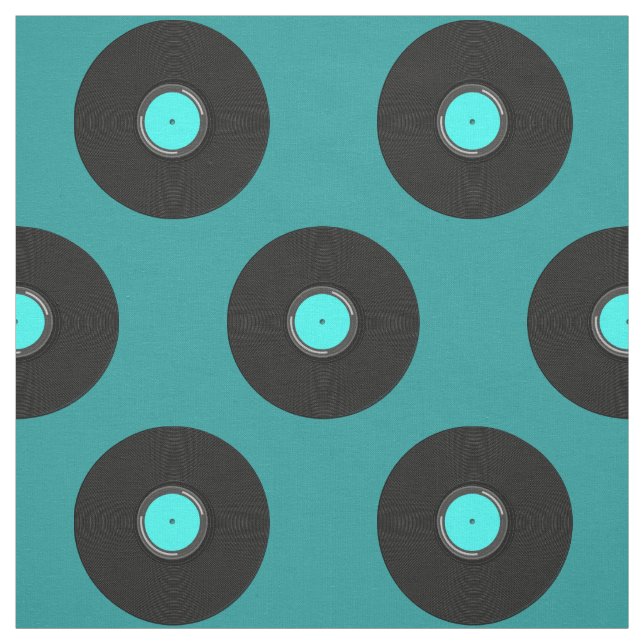 Tissu Motif d'album record (Échantillon)