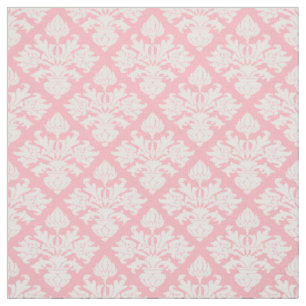 Tissu Motif Damas rose et blanc #3 Taille6