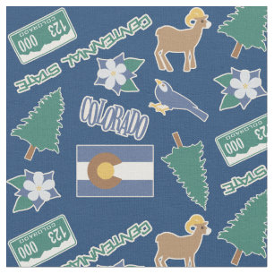Tissu Motif d'amusement du Colorado