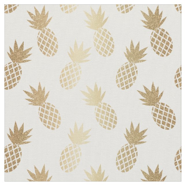 Tissu Motif d'ananas (Fermer)