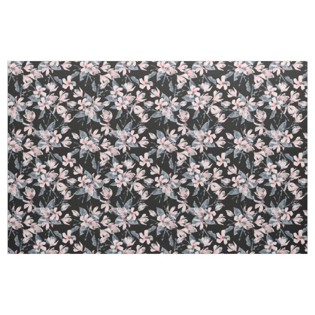 Tissu Motif d'aquarelle rose et gris (Fat Quarter)