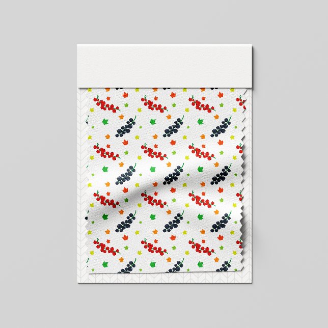 Tissu Motif de baies, framboise, myrtille, fruit (Créateur téléchargé)