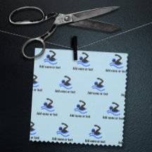 Motif de bain avec nageur en lunettes n'importe qu