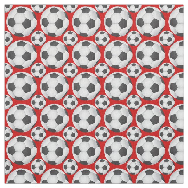 Tissu Motif de balle de football (Échantillon)