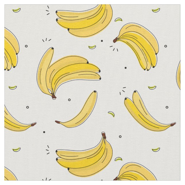 Tissu Motif de banane (Fermer)