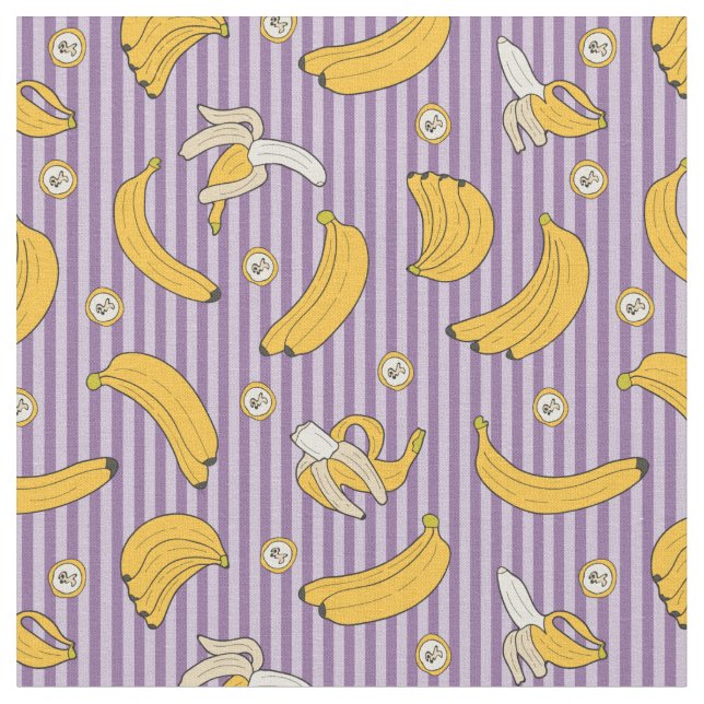 Tissu Motif de banane (Fermer)