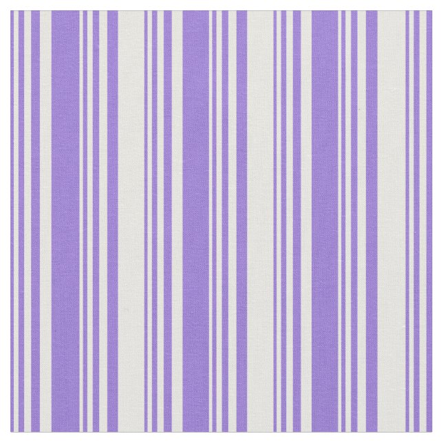 Tissu Motif de bandes violettes et blanches (Fermer)