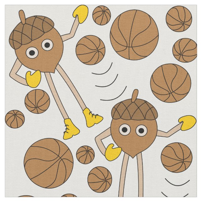 Tissu Motif de basket-ball (Fermer)