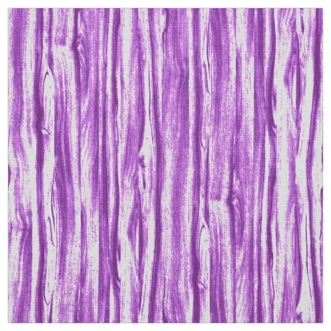 Tissu Motif de bois de chauffe - violet violet et blanc (Échantillon)
