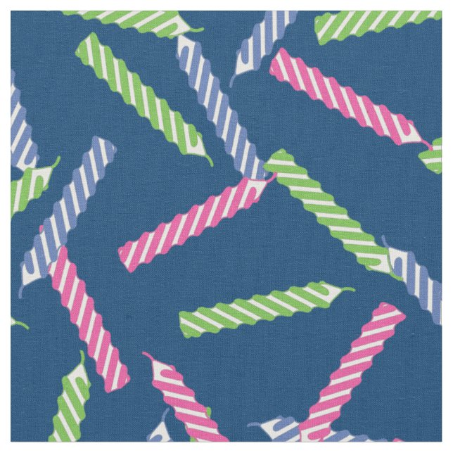 Tissu Motif de bougie d'anniversaire (Fermer)
