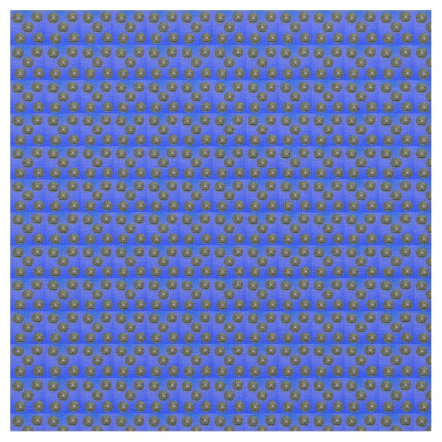 Tissu Motif de boules de pelouse bleues, (Fermer)