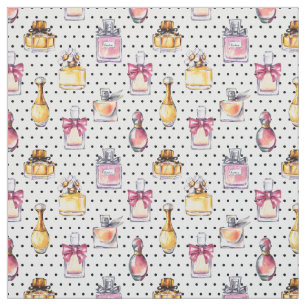 Tissu Motif de bouteille de Parfum