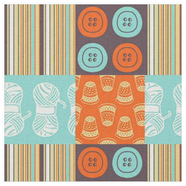 Tissu motif de Bruit-art - cousant (Fermer)