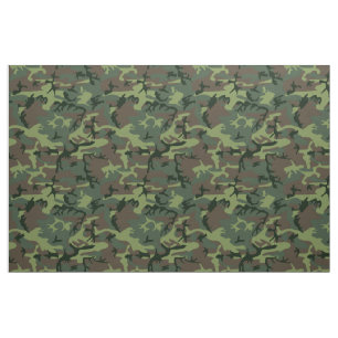 Tissu Motif de brun de vert de Camo de camouflage