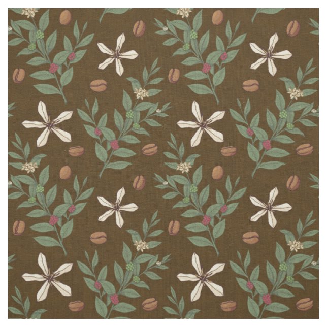 Tissu Motif de café (Échantillon)