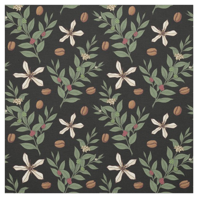 Tissu Motif de café (Échantillon)