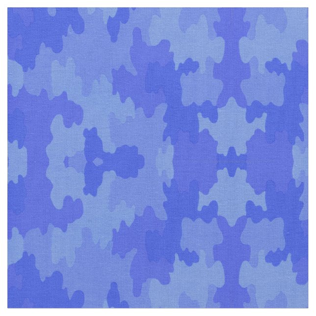 Tissu Motif de camouflage bleu (Fermer)