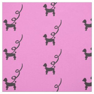 Tissu Motif de canicules noirs
