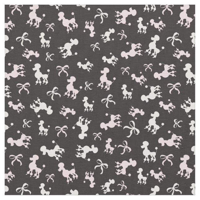 Tissu Motif de canicules roses et blanches (Fermer)