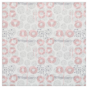 Tissu Motif de cercle de point de polka
