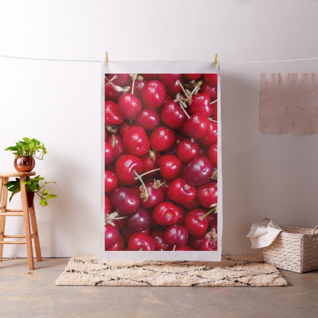 Tissu Motif de cerise douce (In Situ)