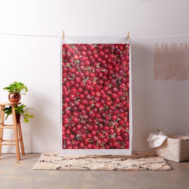 Tissu Motif de cerise douce (In Situ)