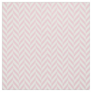Tissu motif de chevron vintage rose pastel