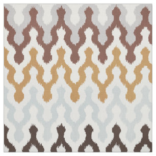 Tissu motif de chevrons kat gris brun joli et neutre