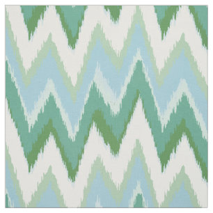 Tissu motif de chevrons tribus de couleur vert chic