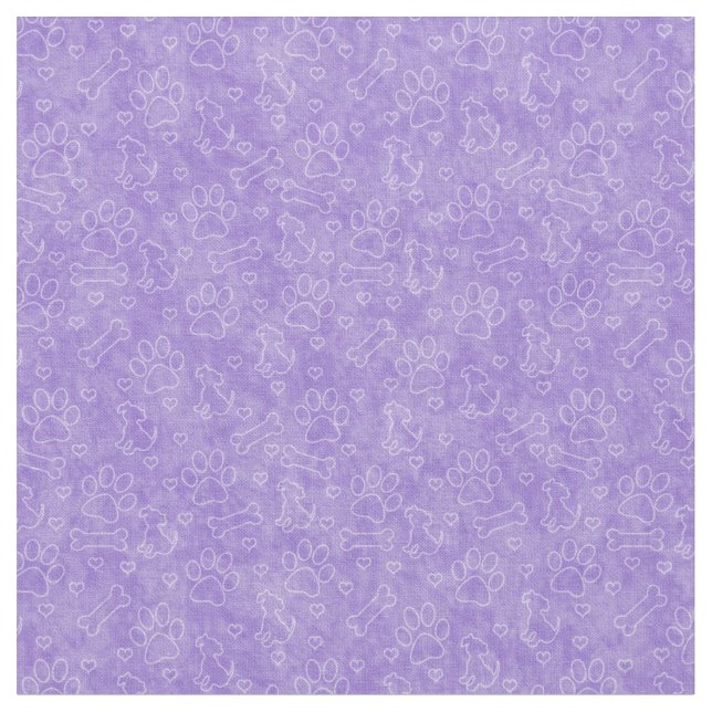 Tissu Motif de chien mou (Fermer)