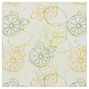 Tissu Motif de citron