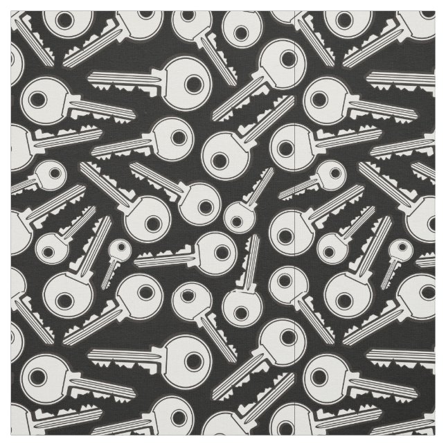 Tissu Motif de clé simple (Échantillon)