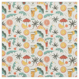 Tissu Motif de cocktail