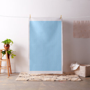Tissu Motif de cœurs bleus pastel